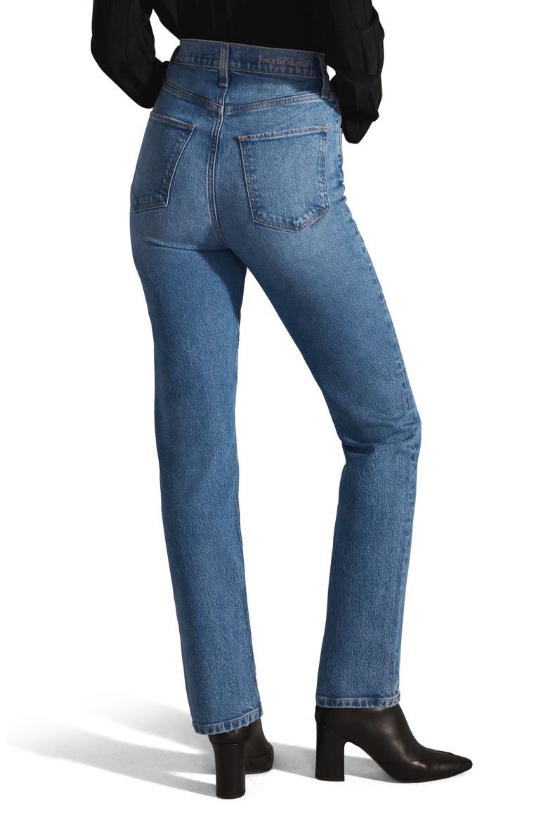 The Valentina Superhigh Waist Ankle Bootcut Jeans, Alternate, color, CROSBY