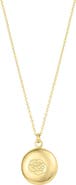 Set & Stones Ruby Birth Flower Necklace