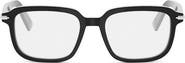 DIOR 'DiorBlacksuit O S26I 53mm Rectangular Optical Glasses