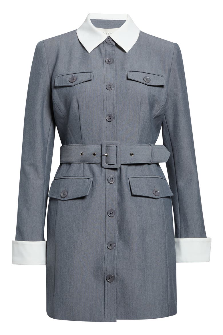 Valerie Long Sleeve Dress, Alternate, color, STEEL