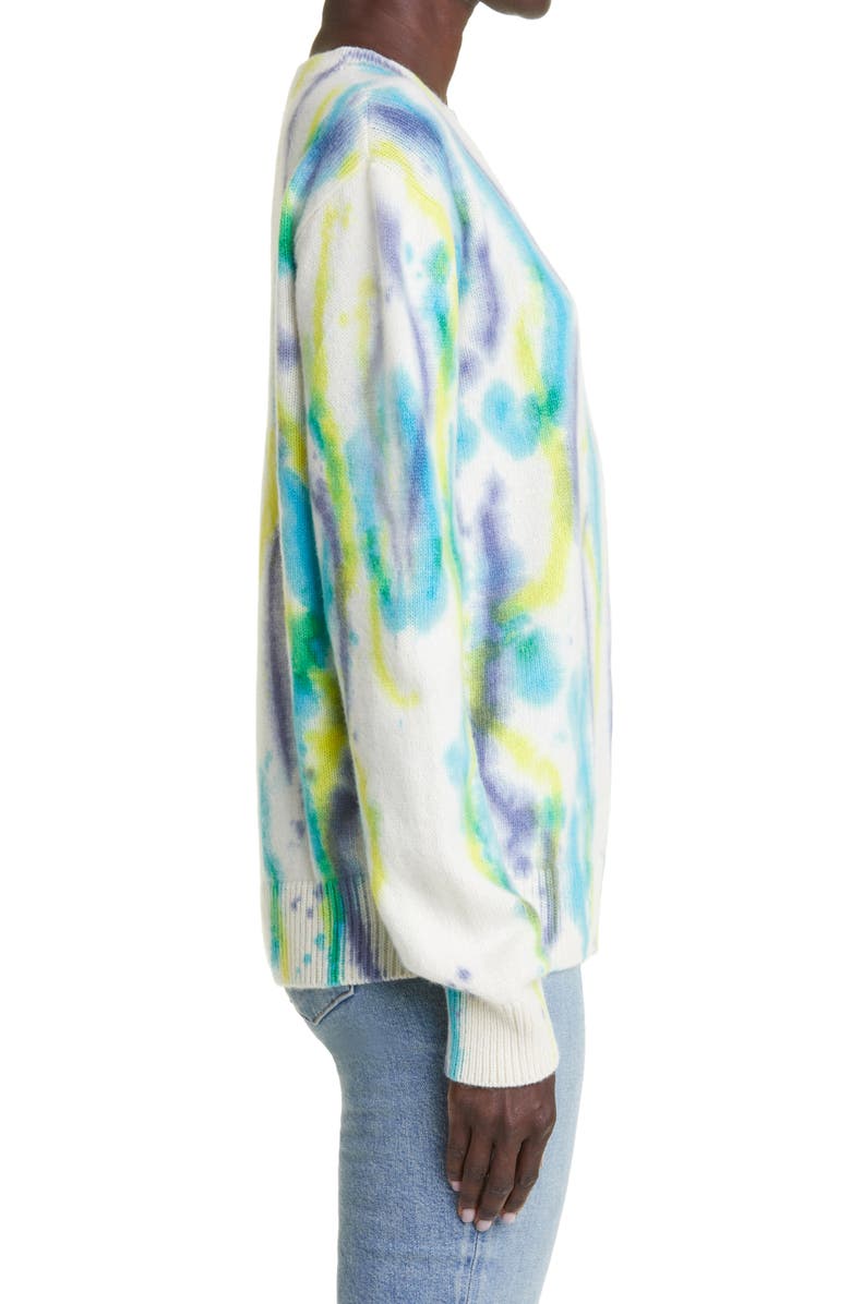 The Elder Statesman Women's Watercolor Cashmere Sweater, Alternate, color,