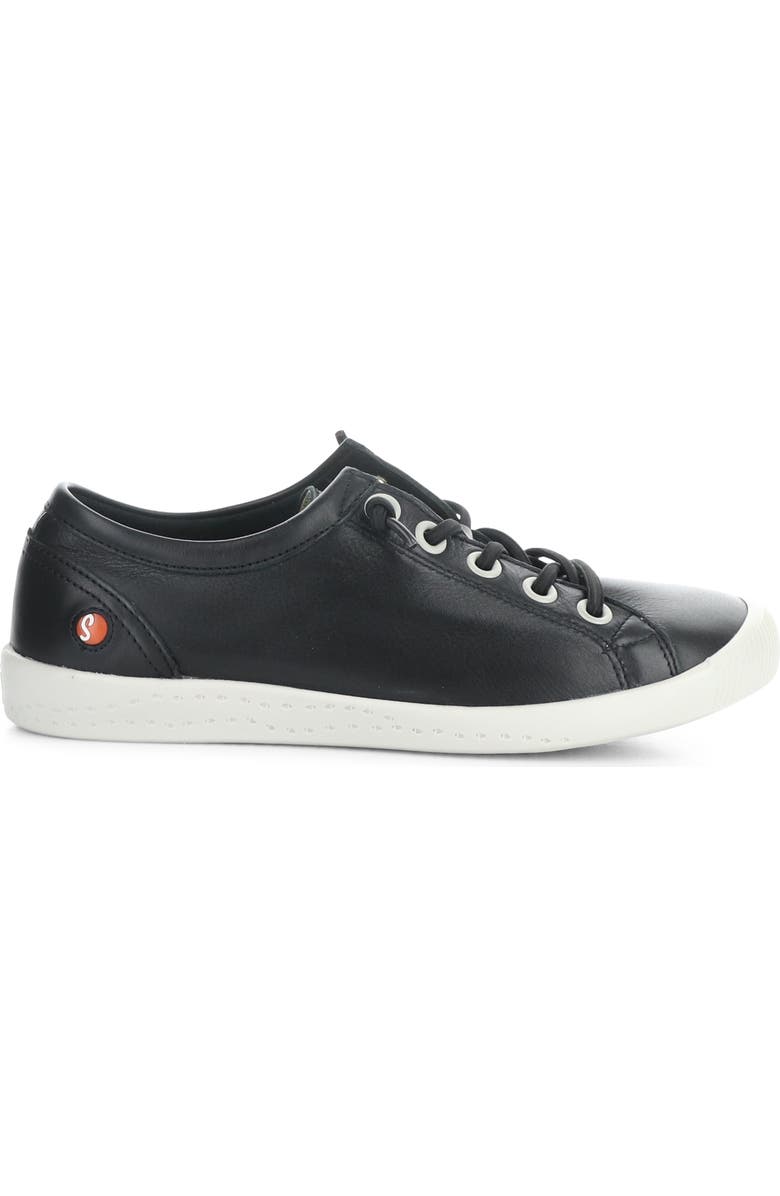 Softinos by Fly London Isla Sneaker, Alternate, color, 059 Black Smooth Lea