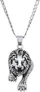 HMY JEWELRY Stainless Steel Prowling Lion Necklace