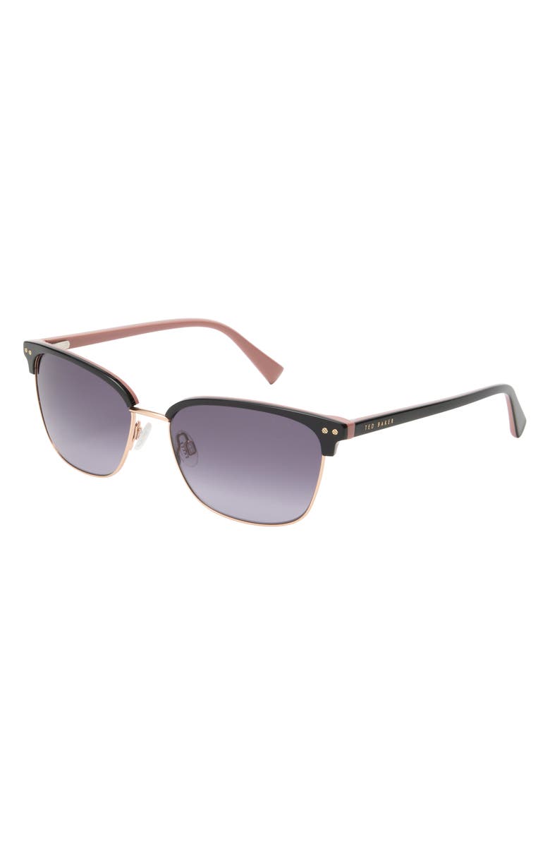 Ted Baker London Retro 57mm Gradient Square Sunglasses, Alternate, color,