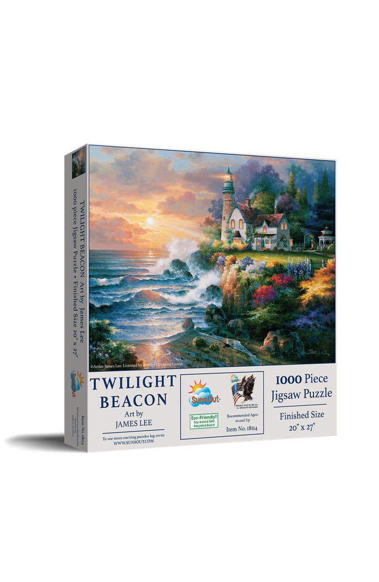 Sunsout Twilight Beacon 1000 piece Jigsaw Puzzle for Adults, Main, color, Multicolor