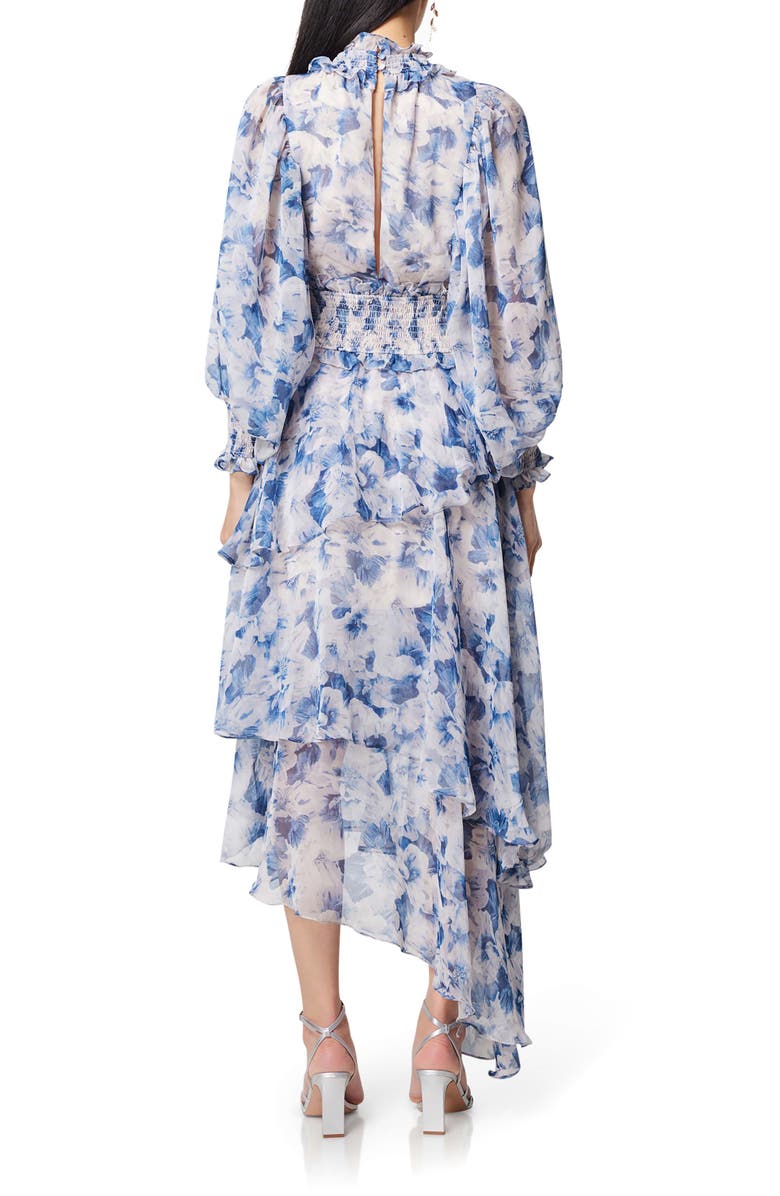 Elliatt Astrid Floral Long Sleeve Midi Dress, Alternate, color, 