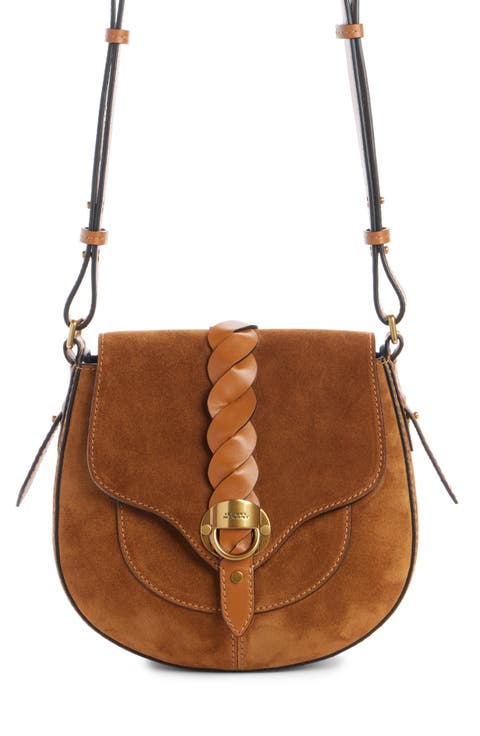 Small Altay Suede Shoulder Bag