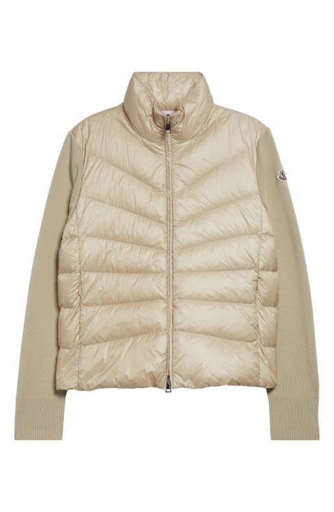ジャケット MONCLER Women Jackets 1A0005954A3K 209 BEIGE Shop Beige Moncler Online | Nordstrom