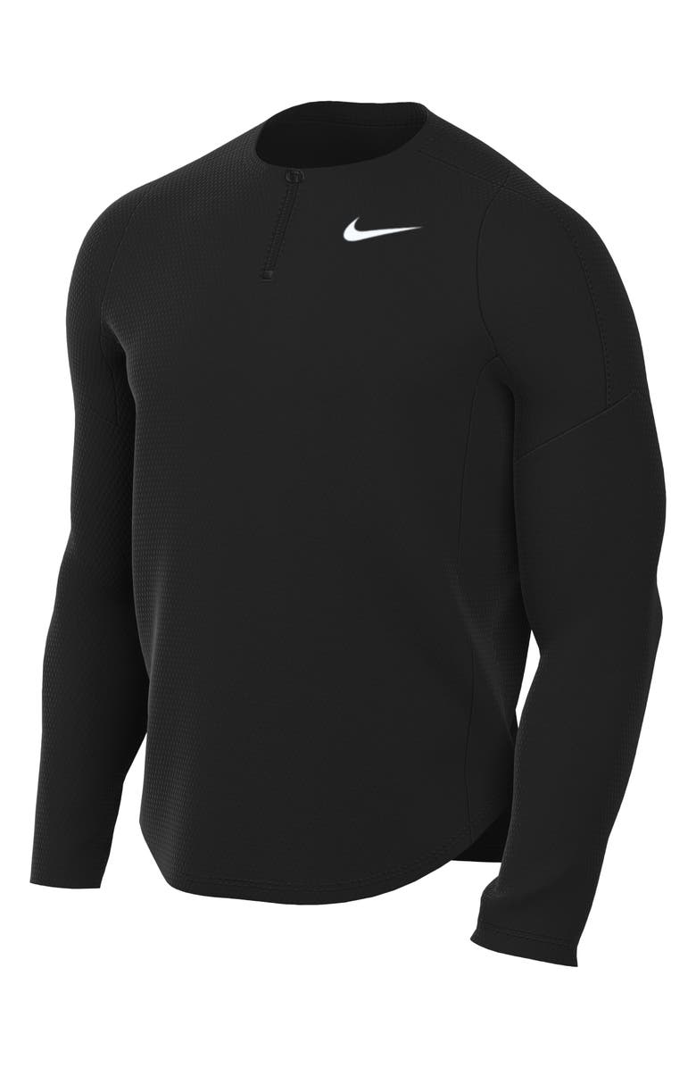 Nike Court Dri-FIT Advantage Half Zip Tennis Top, Alternate, color, 