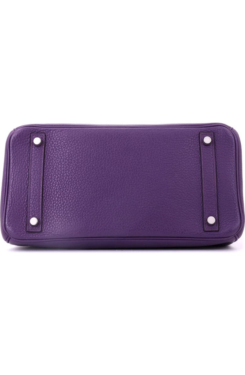 Pre-Owned Hermes Birkin Handbag Purple Togo with Palladium Hardware 30, Alternate, color, Ultraviolet