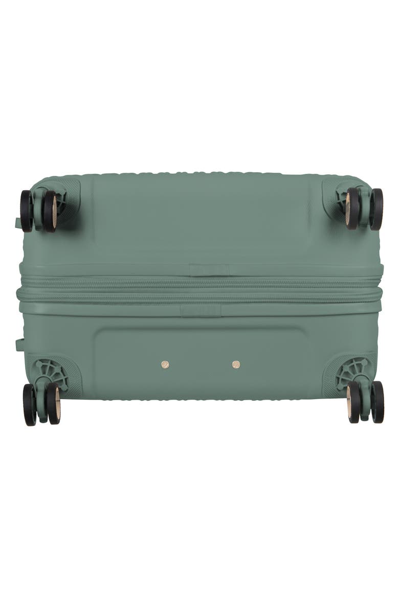 Luxuriant 31-Inch Hardside Checked Expandable Spinner, Alternate, color, ICEBERG GREEN