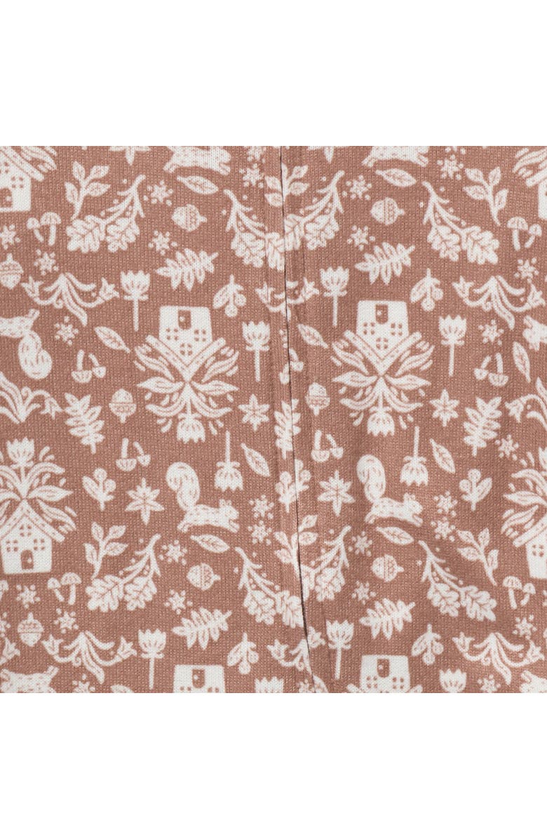 Modern Moments<sup>™</sup> by Gerber Snug Fitting Footless Pajamas, Alternate, color, Nature House