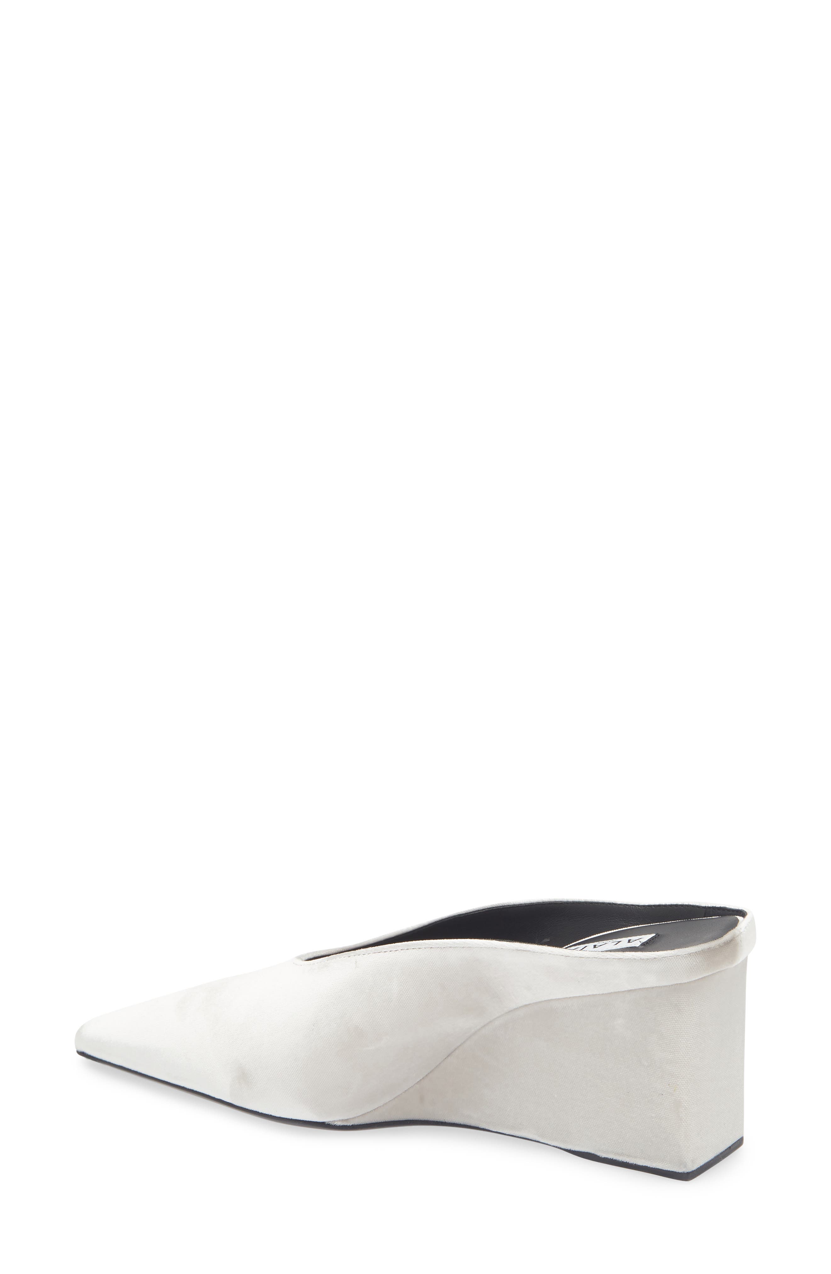 Cube Pointed Toe Wedge Mule - image 4