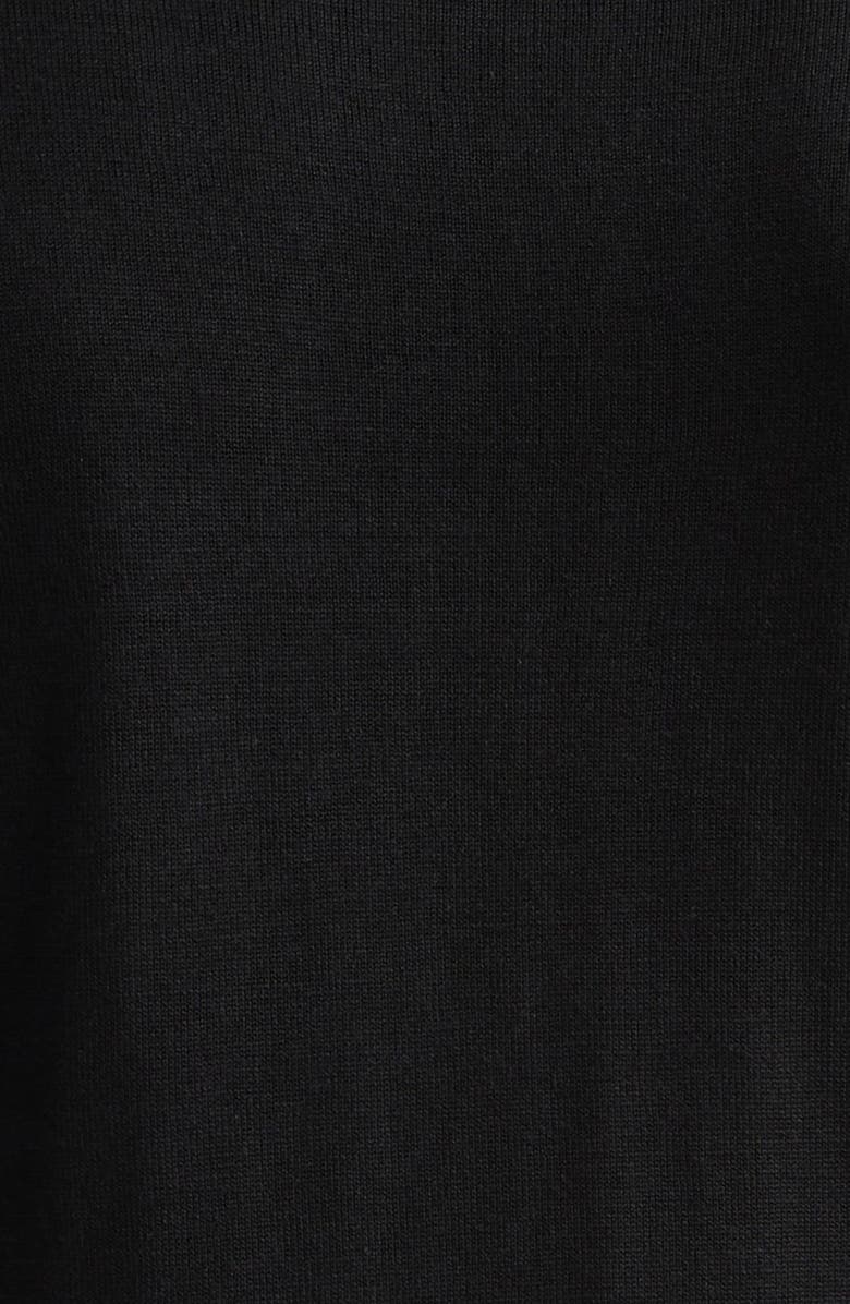 ISAIA Silk Sweater, Alternate, color, Black