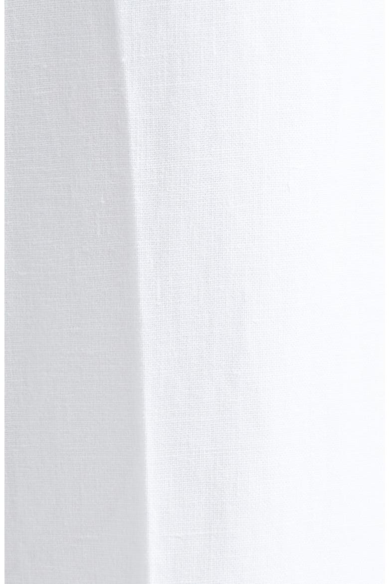 Pleated Linen Wide Leg Pants, Alternate, color, OPTIC WHITE