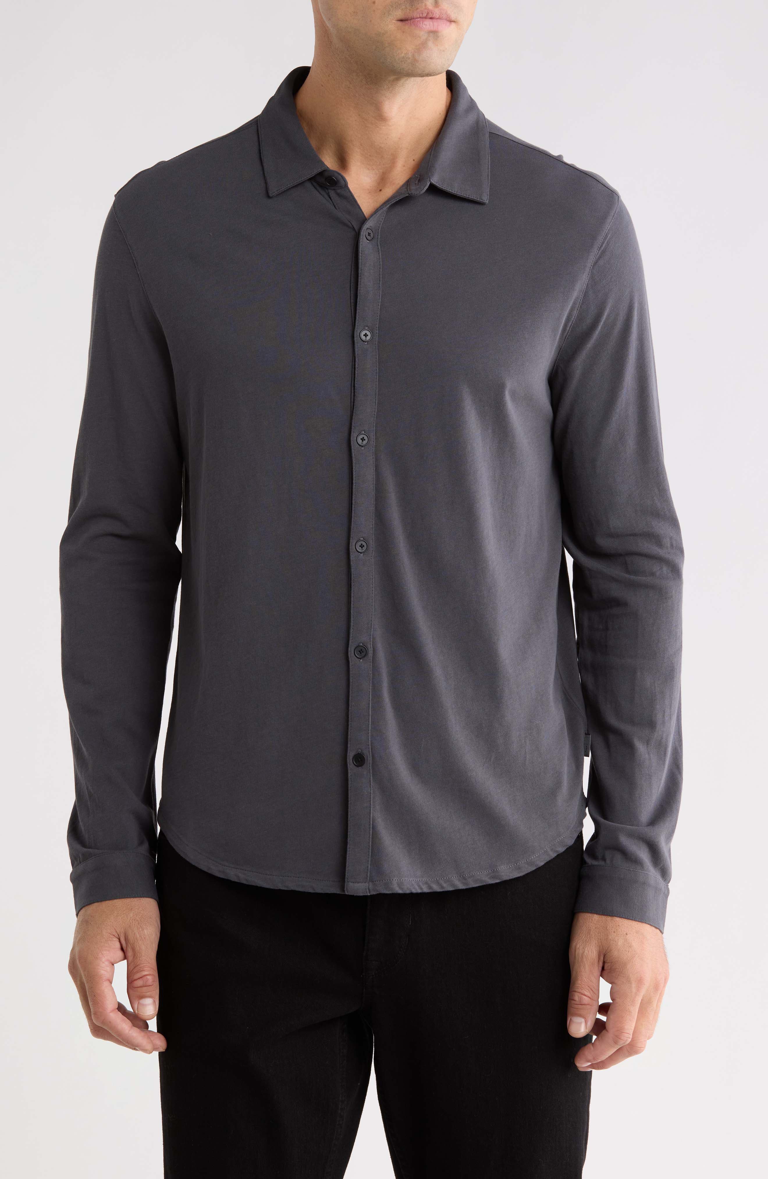 Clark Organic Cotton Button-Up Shirt
