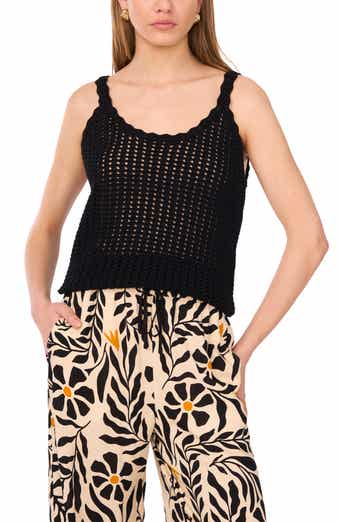 Open Stitch Sweater Tank