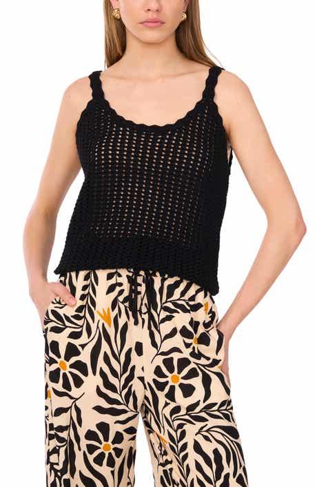 Open Stitch Sweater Tank