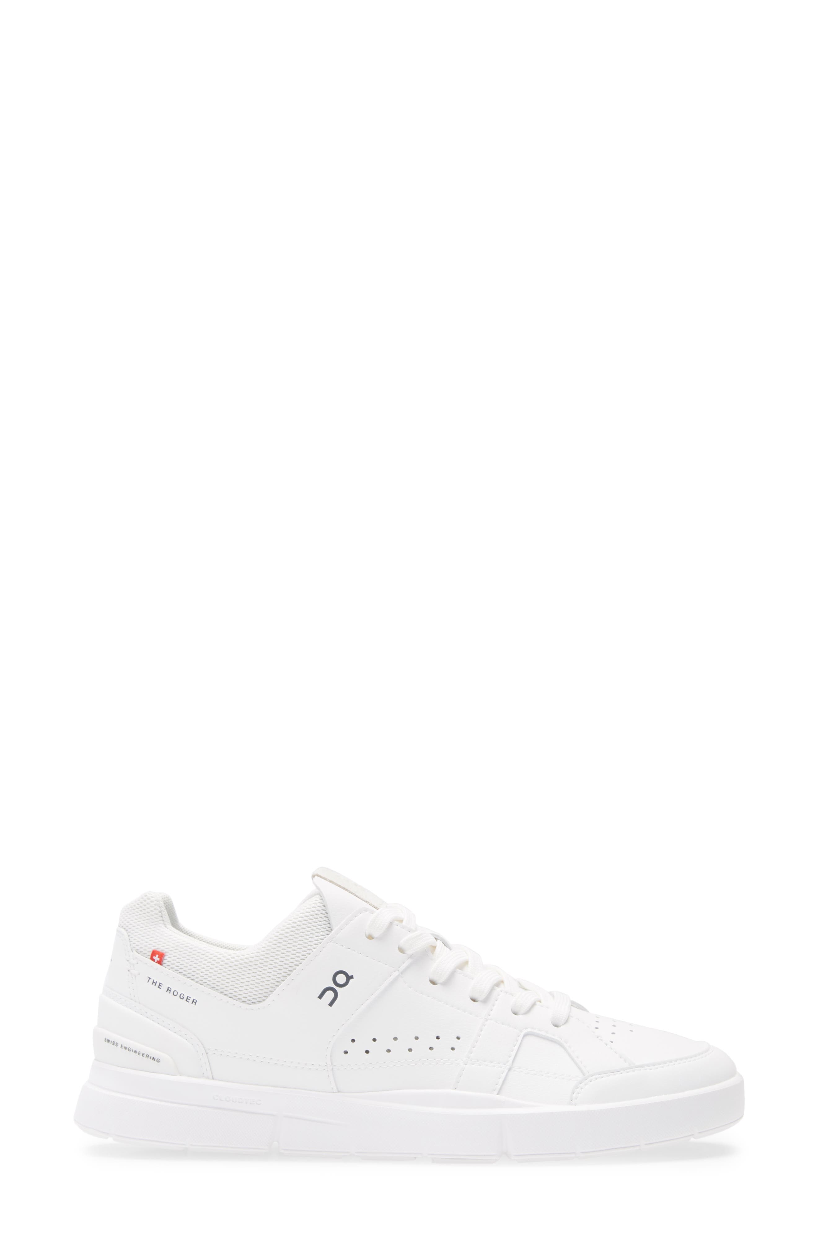THE ROGER Clubhouse Tennis Sneaker, Alternate, color, ALL WHITE