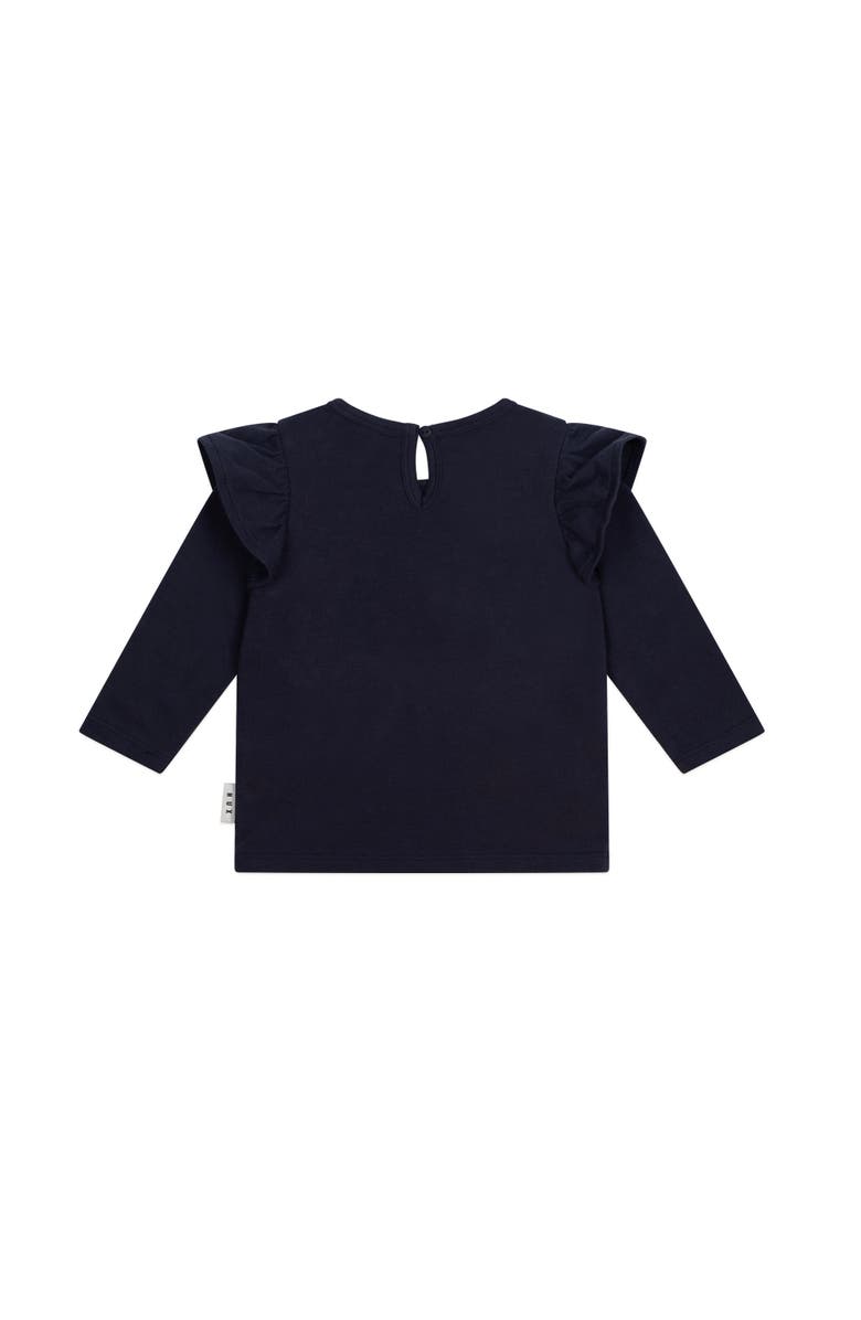Huxbaby Cherry Pie Frill Top, Alternate, color, Indigo
