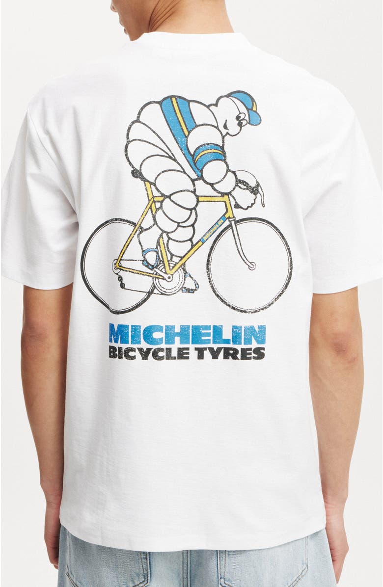 Cotton On Men's Loose Fit Michelin T-Shirt, Alternate, color, 