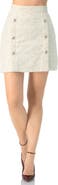 IVONNE Short Skirt with Front Buttons