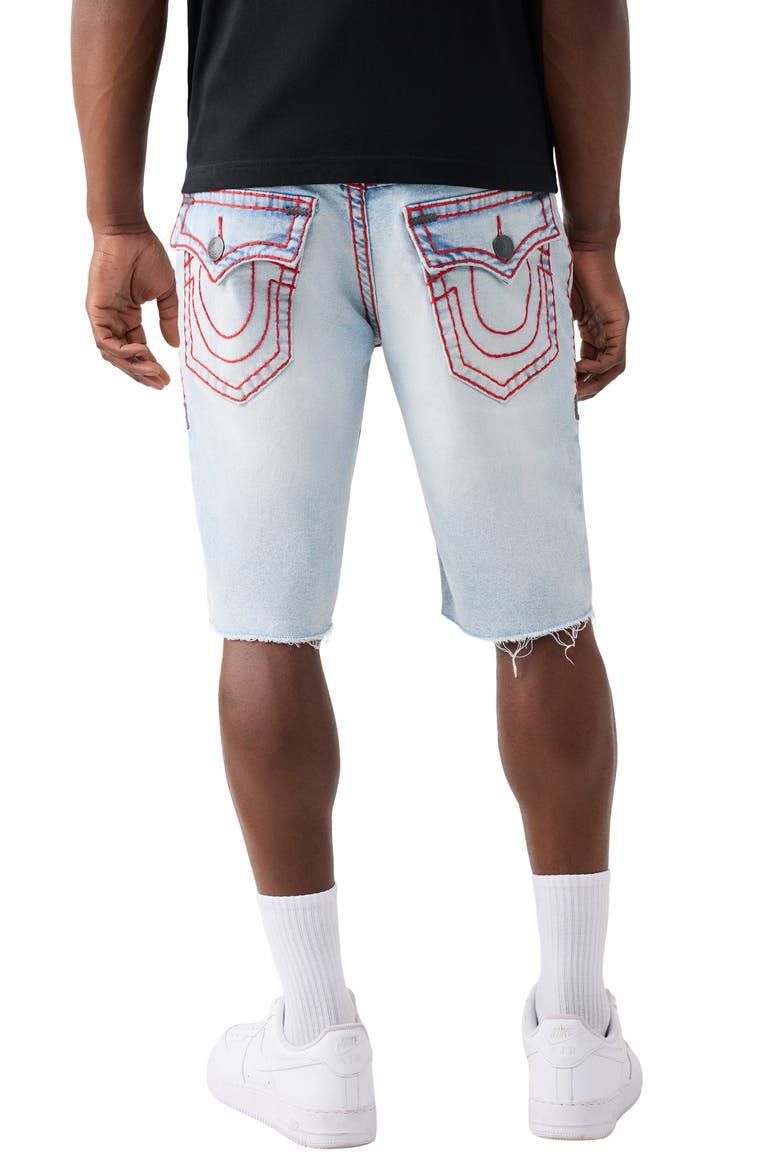 Ricky Super T Flap Cutoff Denim Shorts, Alternate, color, COASTLINE ASH LIGHT WASH