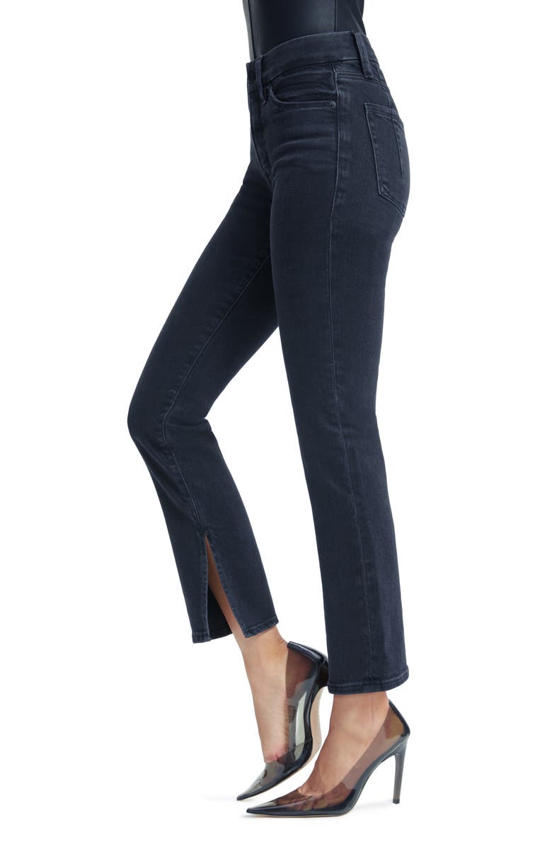Good American Good Legs Darted High Waist Straight Leg Jeans, Alternate, color, 