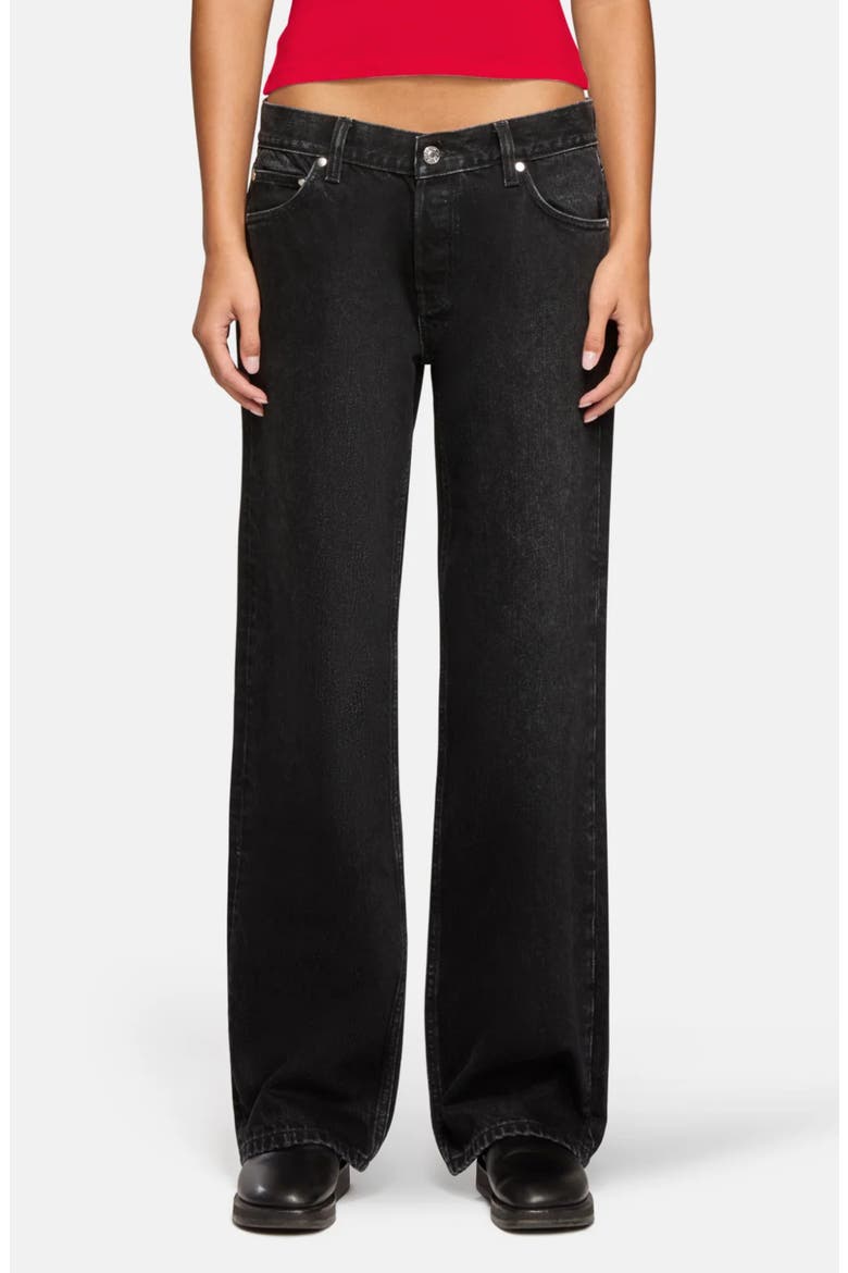 Low Rise Baggy Wide Leg Jeans, Main, color, MAGICA