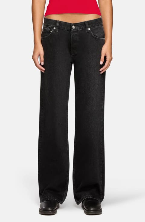 Low Rise Baggy Wide Leg Jeans