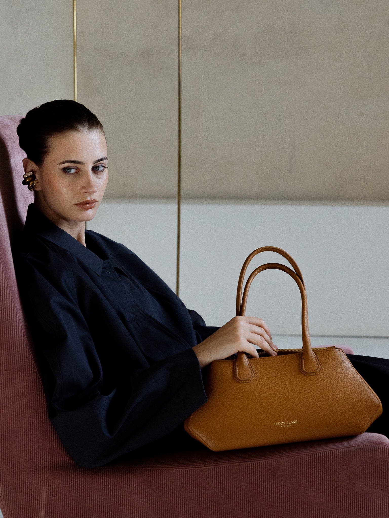 Teddy Blake Vera Low Dollarino 10", Alternate, color, Camelbrown