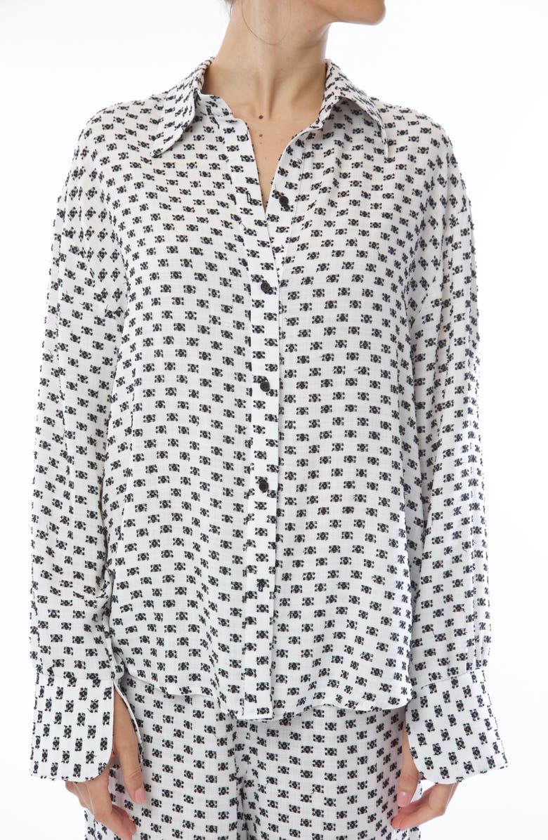 Andine Essen Le Marais Cotton Button-Up Shirt, Main, color, 