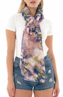 Nicole Miller Pleated Oblong Scarf