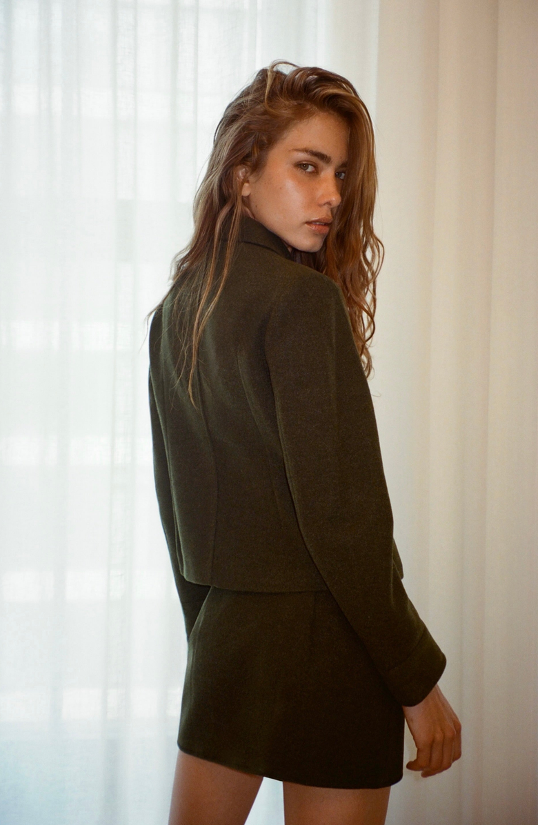 All My Love Daisy Jacket, Alternate, color, Pine