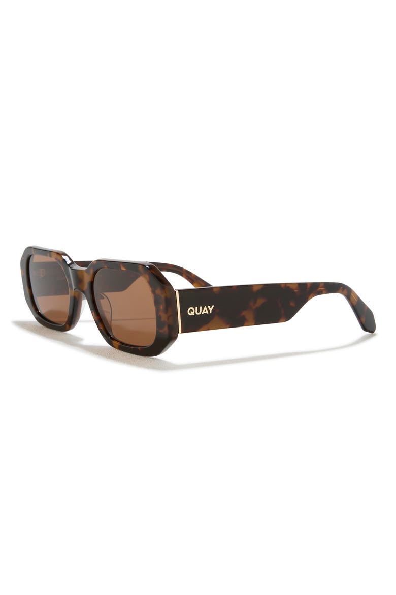 Hyped Up 53mm Square Sunglasses, Alternate, color, COFFEE TORT/ BROWN