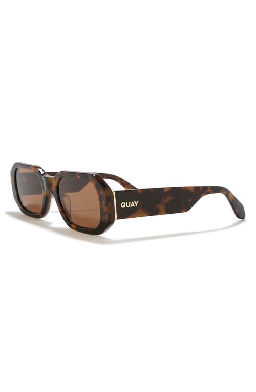 Quay Hyped Up 53mm Square Sunglasses