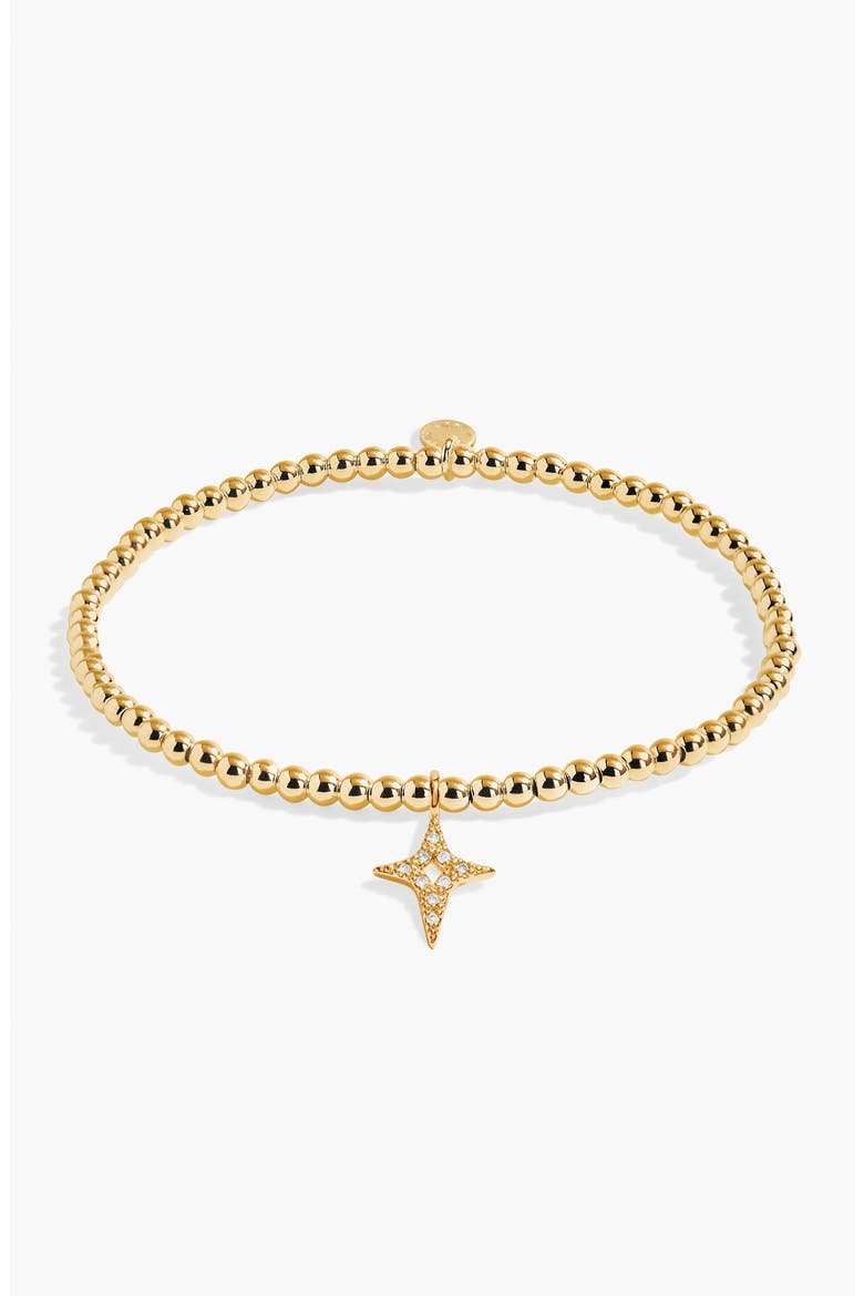 A Little 'Blessed To Have A Friend Like You' Bracelet in Gold-Tone Plating, Alternate, color, Metallic Gold