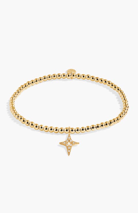 A Little 'Blessed To Have A Friend Like You' Bracelet in Gold-Tone Plating
