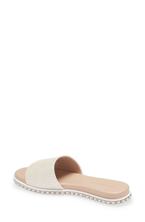 Karl Lagerfeld Paris Billi Slide Sandal In Iridescent
