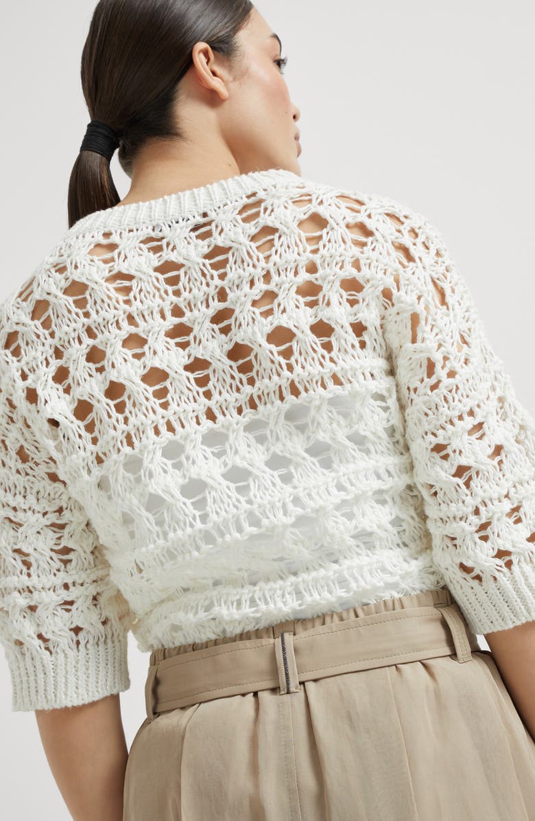 Brunello Cucinelli Full skirt with monili, Alternate, color,