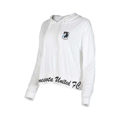 Women's Concepts Sport White Minnesota United FC Accord Hoodie Long Sleeve Top