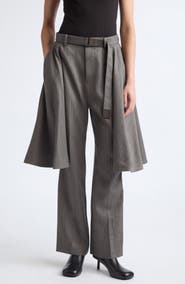 Sacai Side Panel Herringbone Pants