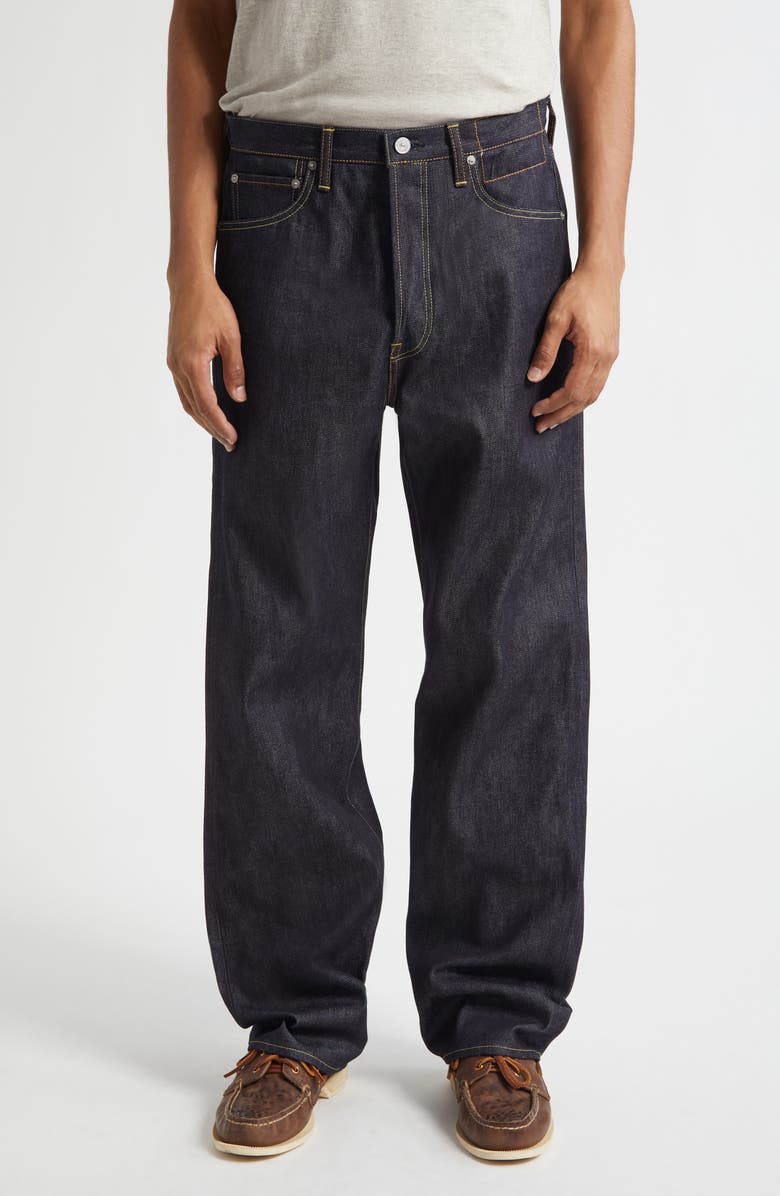 VISVIM Social Sculpture Wide Leg Jeans, Main, color, Unwashed