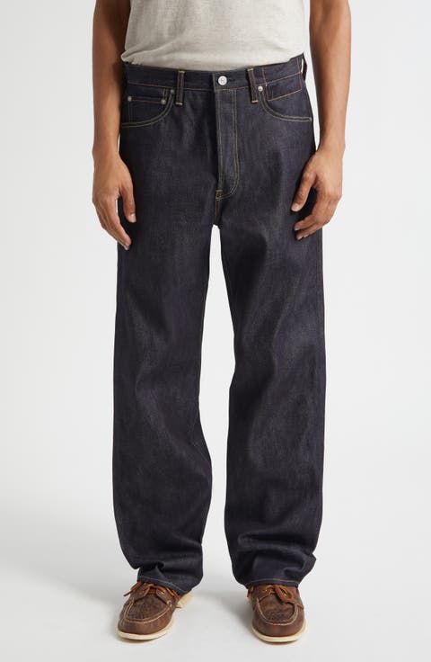 【関税込み】visvim インディゴ Social Sculpture ジーンズ VISVIM Social Sculpture Wide Leg Jeans | Nordstrom