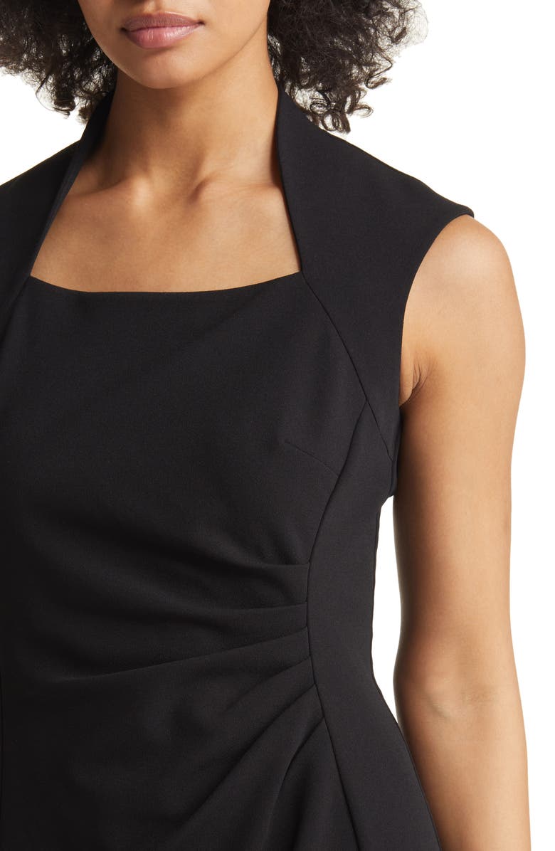 Tahari ASL Ruched Cap Sleeve Sheath Dress, Alternate, color, 