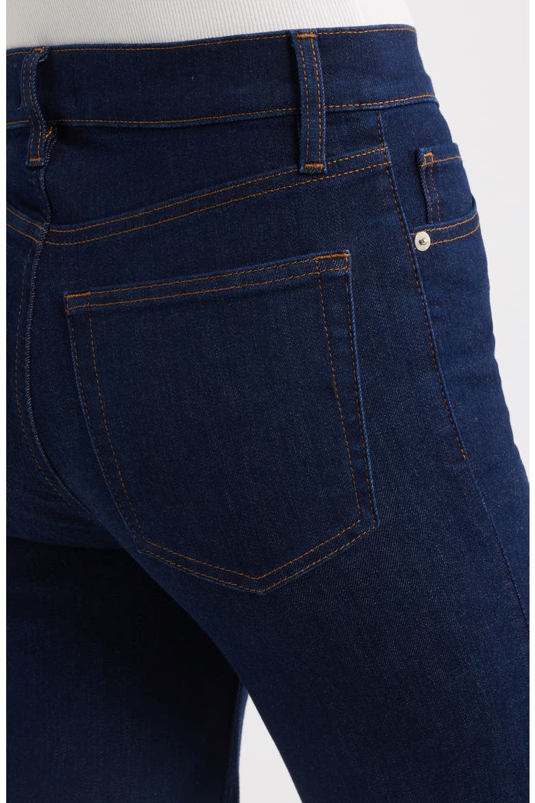 Le Sleek High Waist Ankle Straight Leg Jeans, Alternate, color, RINSE