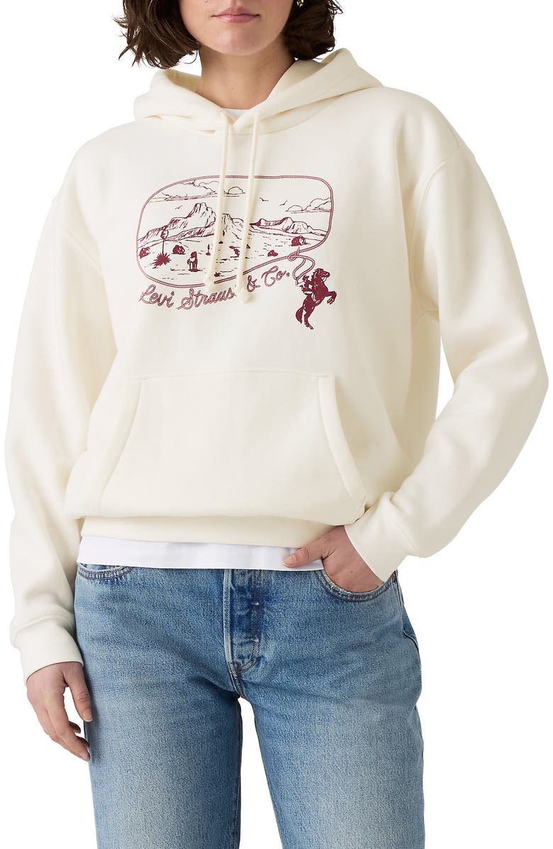 Levi's<sup>®</sup> Everyday Graphic Hoodie, Main, color, Western Archival Roped