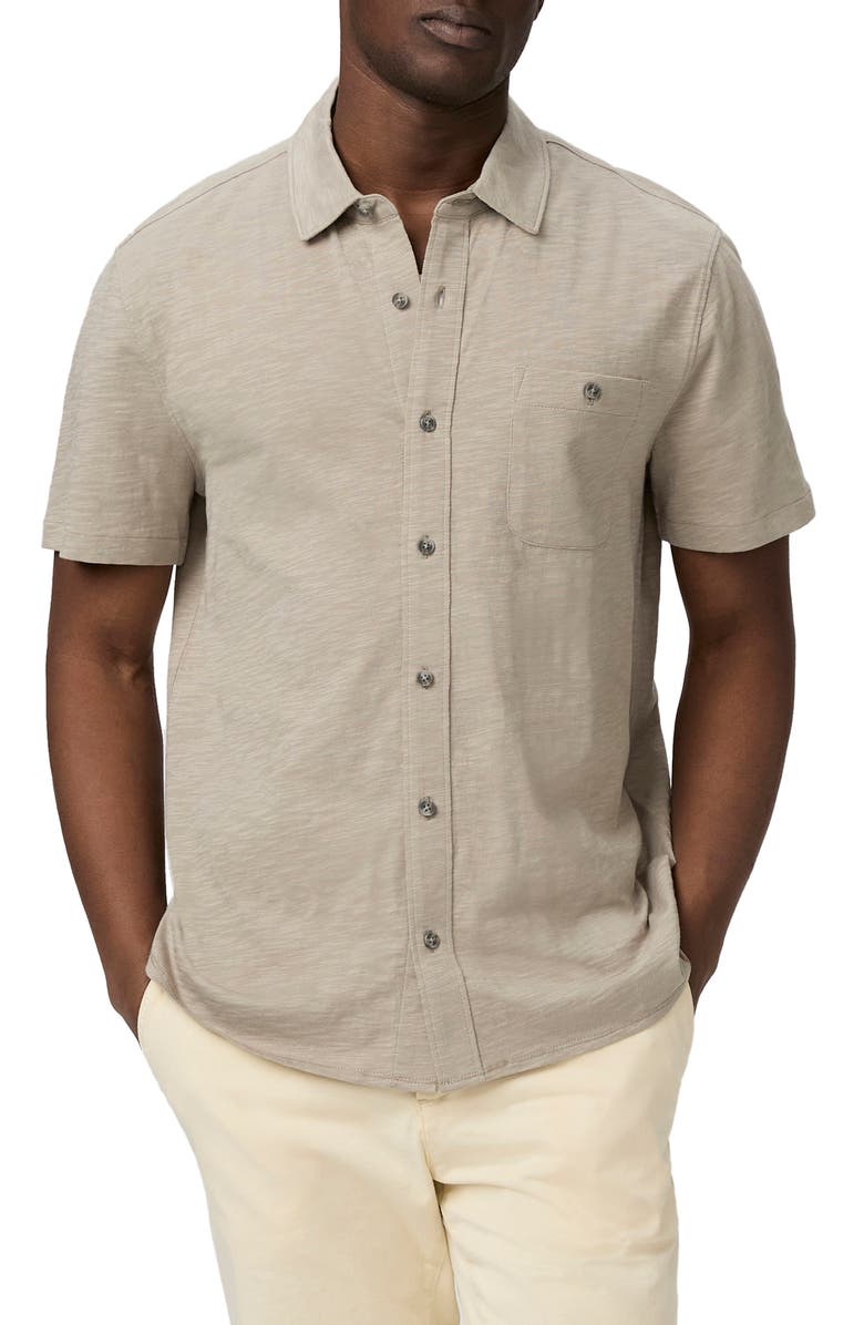 PAIGE Carillo Short Sleeve Button-Up Shirt, Main, color,