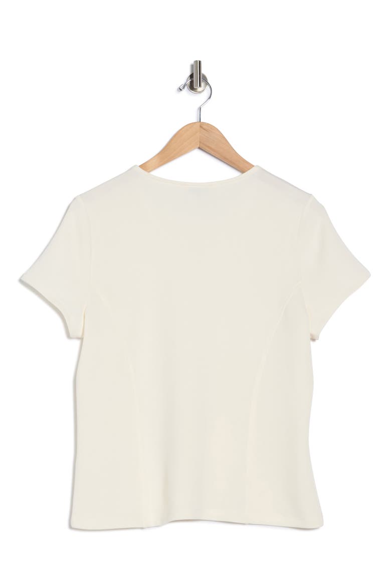 Princess Seam T-Shirt, Alternate, color, WHITE DOVE