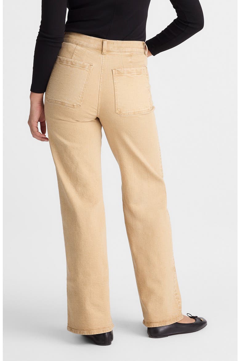 The Emmy Patch Pocket Wide Leg Pants, Alternate, color, FAWN